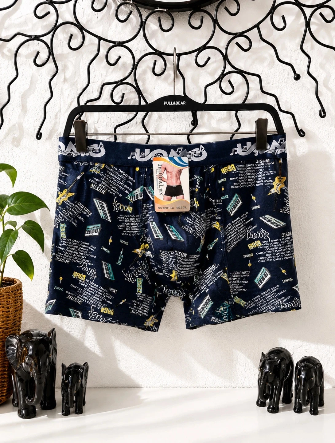 Boxer para hombre IntimaLux Nuevo 🎶 Motivo Música - Talla XXL – photo 2